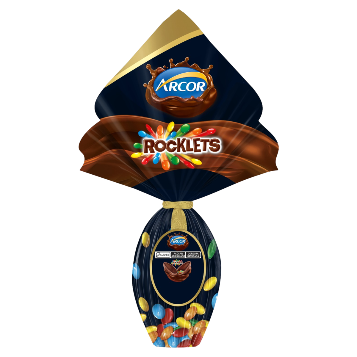 imagem de OVO ARCOR 220G ROCKLETS LEITE