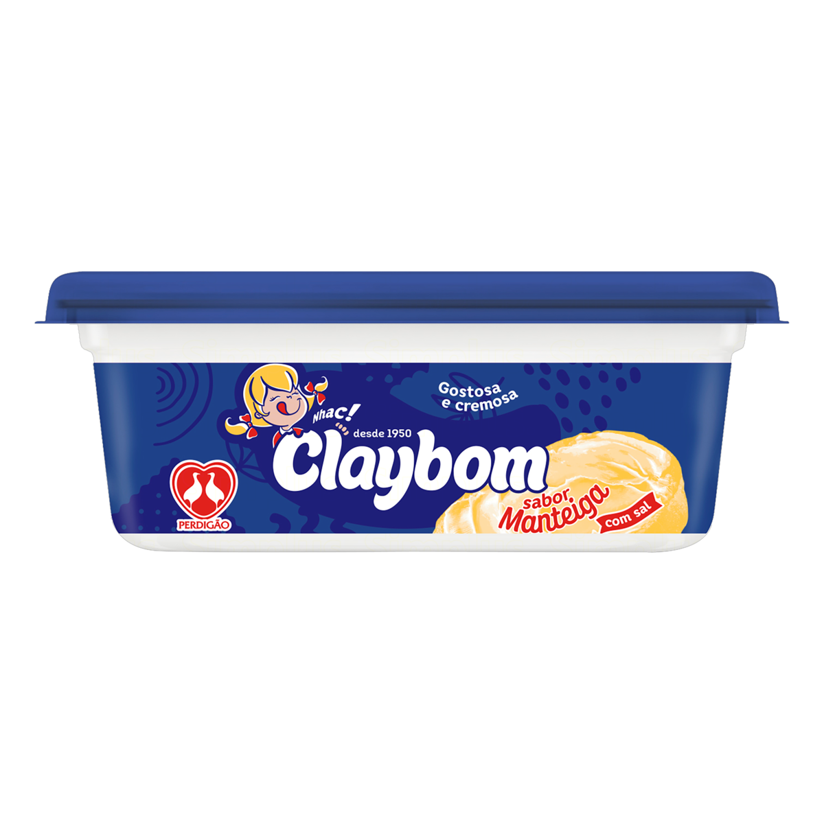 imagem de MARGARINA CLAYBOM 250G  TIPO MANTEIGA C/SAL