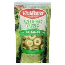 imagem de AZEITONA 80G LA VIOLETERA VERDE FATIADA DOY PACK