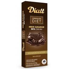 imagem de CHOCOLATE DIATT DIET 25G AMARGO
