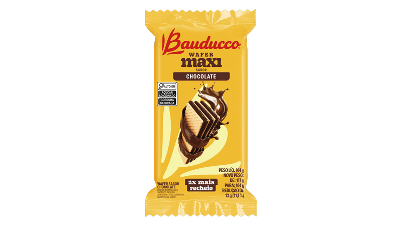 imagem de BISCOITO WAFER BAUDUCCO MAXI CCREAM 104G