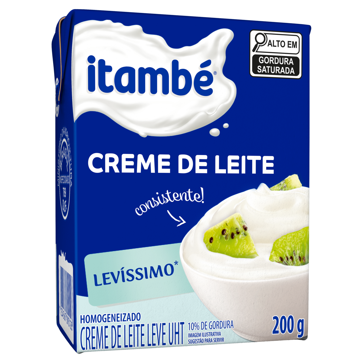 imagem de CREME DE LEITE ITAMBÉ 200G TP LEVISSIMO