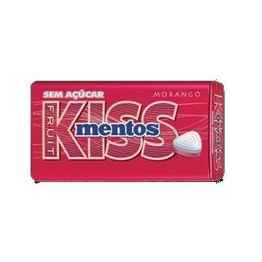 imagem de PASTILHA MENTOS KISS 35G MORANGO SF