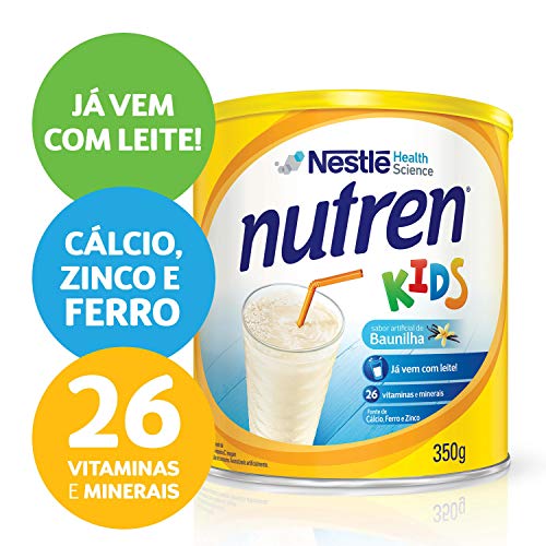 imagem de SUPLEMENTO NUTREN NESTLÉ KIDS BAUNILHA LATA 350G