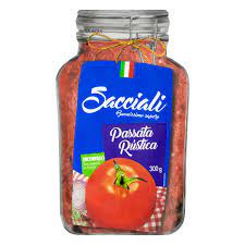 imagem de PASSATA RÚSTICA SACCIALI 300G