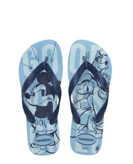 imagem de SANDÁLIA HAVAIANAS TOP DISNEY 25 26 AZUL LAVANDA