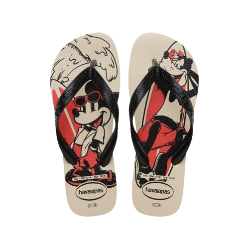 imagem de SANDÁLIA HAVAIANAS TOP DISNEY 23 24 BEGE PALHA