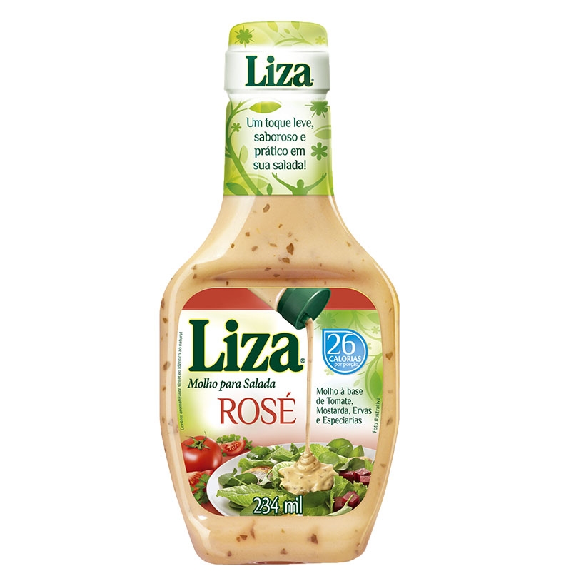 imagem de MOLHO SALADA LIZA 234ML ROSE