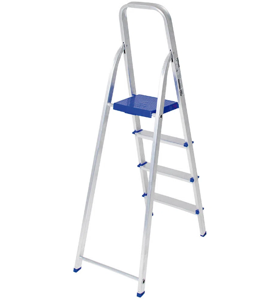 imagem de ESCADA 4 DEGRAUS ALUMÍNIO USO DOM