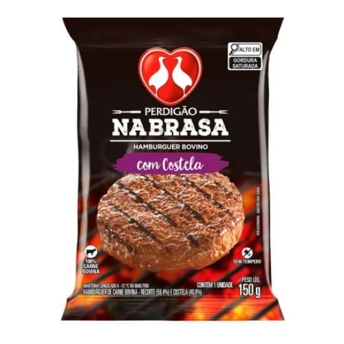 imagem de HAMBÚRGUER PERDIGÃO BOV. 150G NA BRASA COSTELA