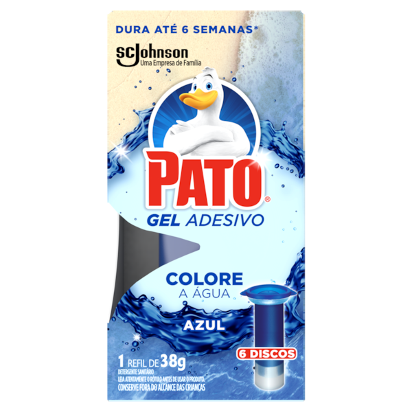 imagem de PATO GEL ADESIVO 6UN BLUE RF