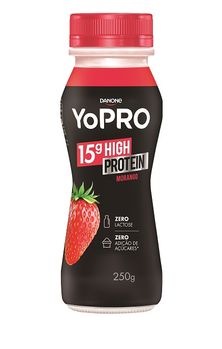 imagem de IOGURTE YOPRO DANONE 250ML MORANGO