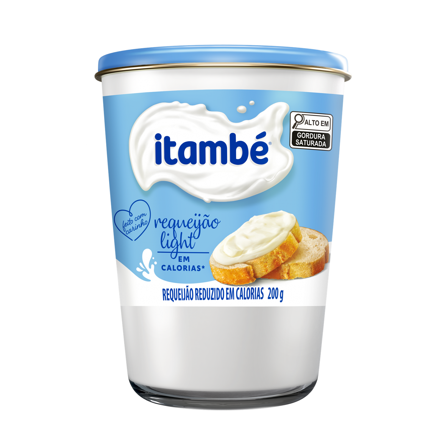imagem de REQUEIJÃO 200G ITAMBÉ LIGHT CP PLAST