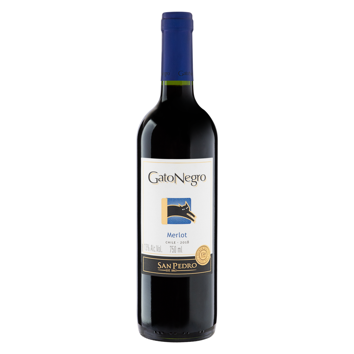 imagem de VINHO TINTO CHILENO GATO NEGRO MERLOT 750ML