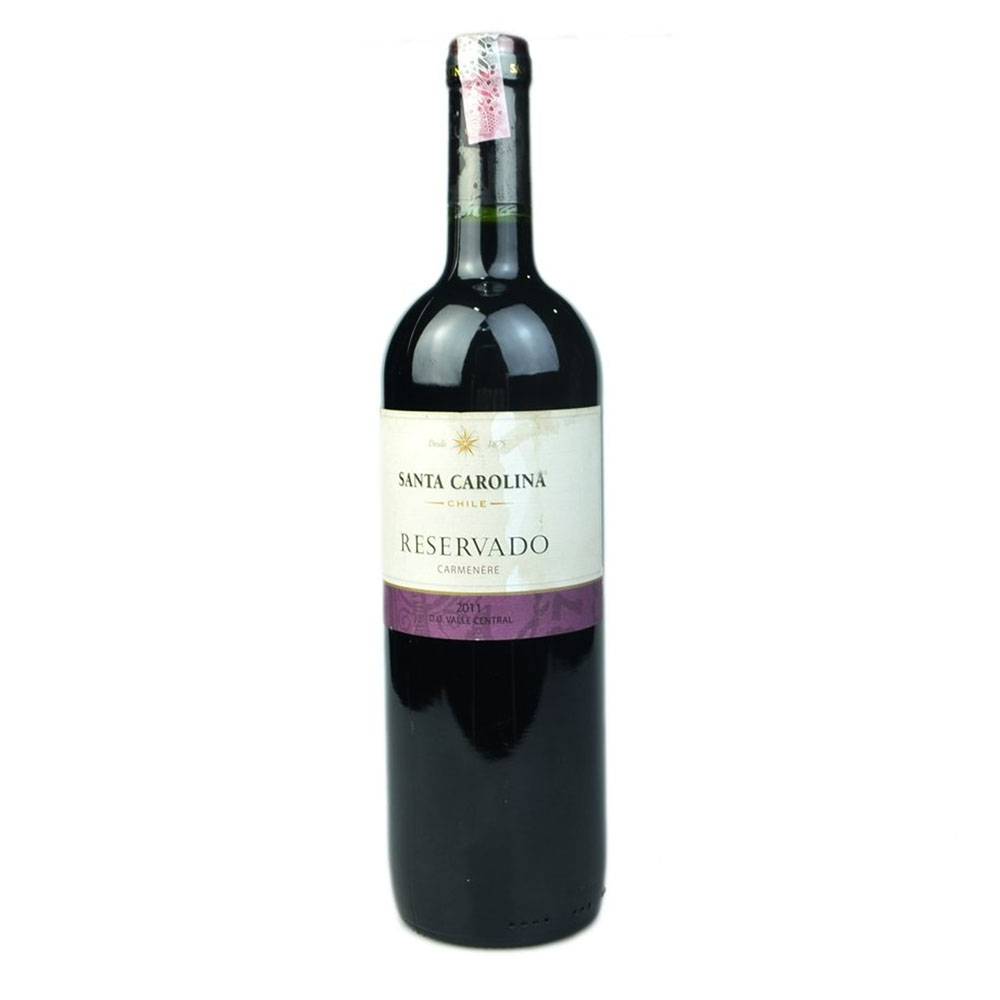 imagem de VINHO TINTO CHILENO SANTA CAROLINA CARMENERE 2016 750ML