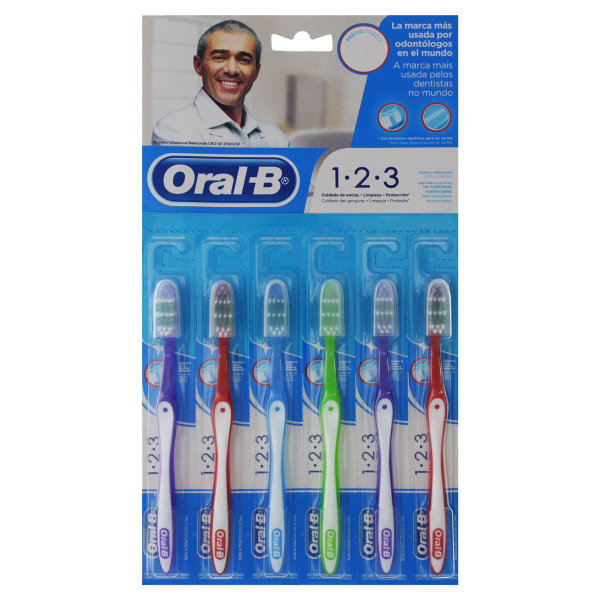 imagem de ESCOVA DENTAL ORAL B 123 1UN SM