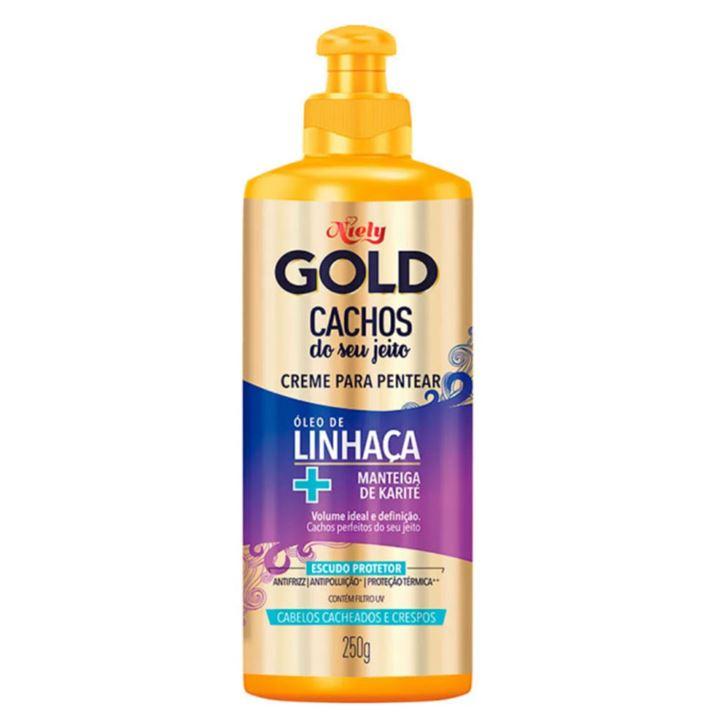 imagem de CREME PENTEAR NIELY GOLD 250ML CACHOS DEF PROLONGADO