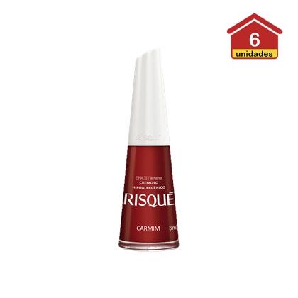 imagem de ESMALTE RISQUÉ 8ML CARMIM