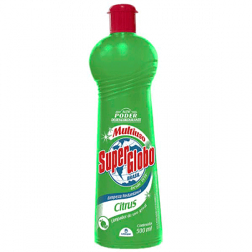 imagem de LIMPADOR MULTIUSO SUPER GLOBO CITRUS 500ML