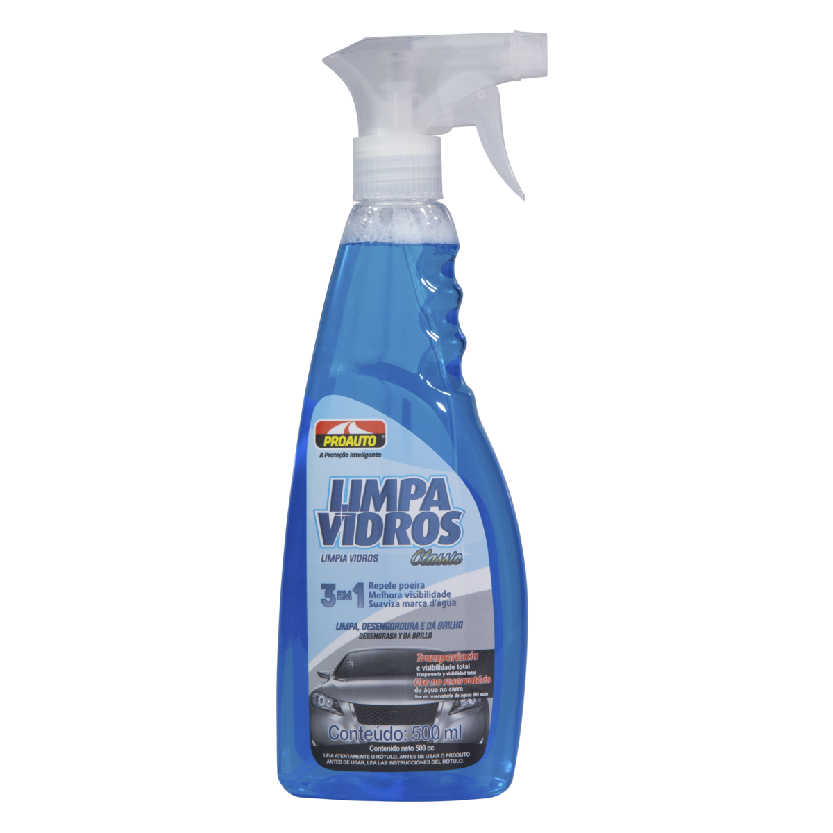 imagem de LIMPA VIDROS PROAUTO 500ML CLASSIC