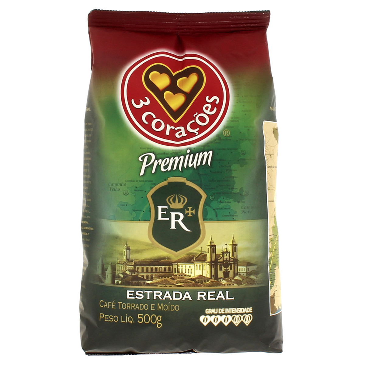 imagem de CAFÉ 3 CORAÇÕES PREMIUN 500G