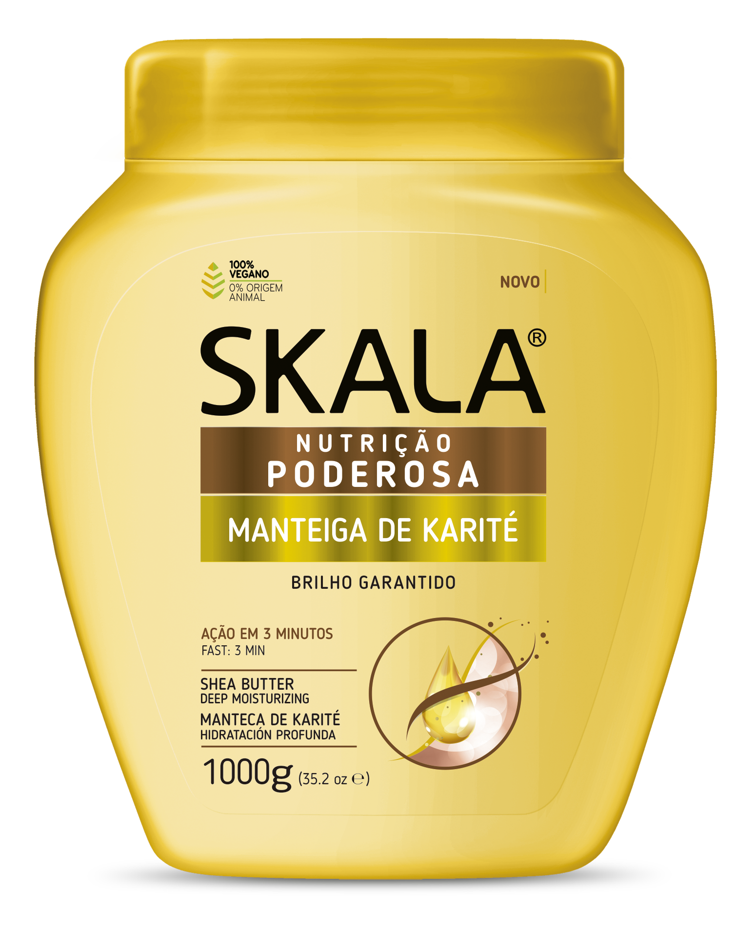 imagem de CREME SKALA TRATAMENTO MANTEIGA KARITÉ 1KG