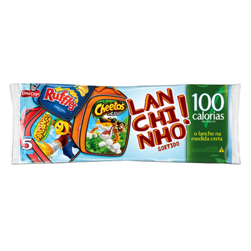 imagem de SALGADINHO ELMA CHIPS LANCHINHO SORT C 5 98GG PC