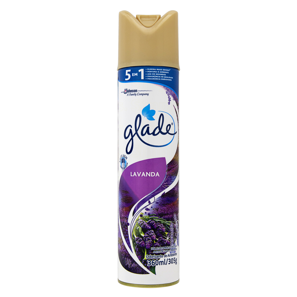 imagem de GLADE AEROSSOL 360ML 20% DESC LAVANDA