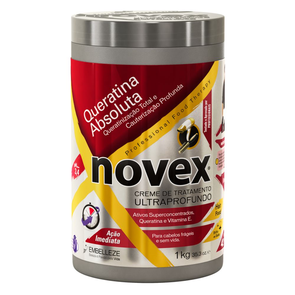 imagem de CREME TRATAMENTO NOVEX QUERATINA ABSOLUT 1KG