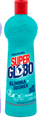 imagem de LIMPADOR MULTIUSO SUPER GLOBO ELIMINA ODORES 500ML