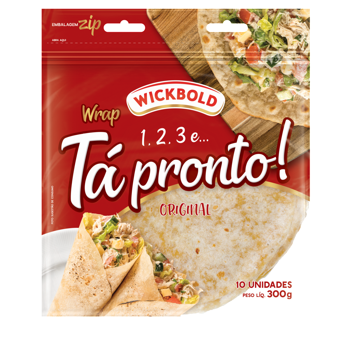 imagem de MASSA WICKBOLD TIPO TORTILHA 270G ORIGINAL