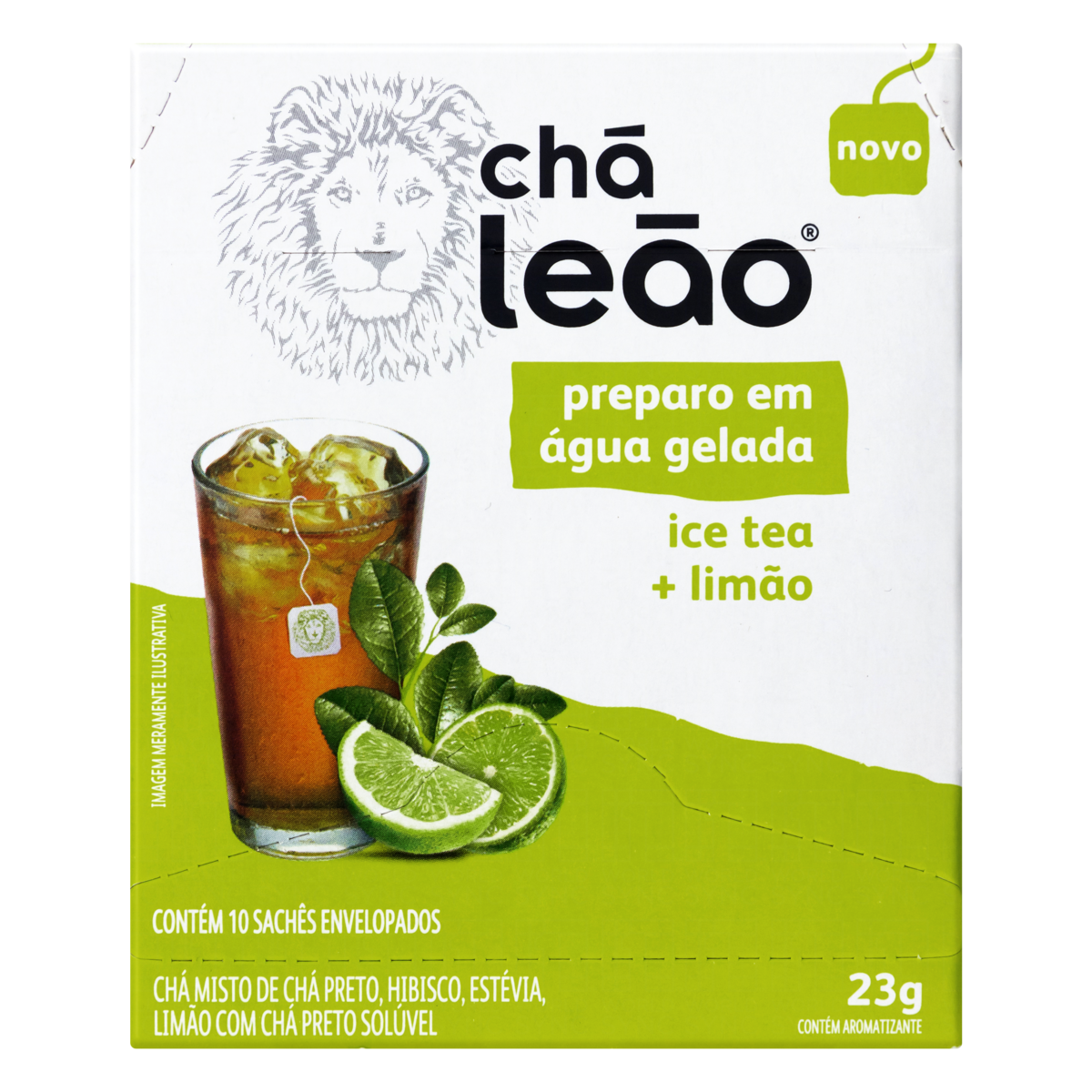 imagem de CHÁ LEÃO GELADO ICE TEA LIMÃO 23G