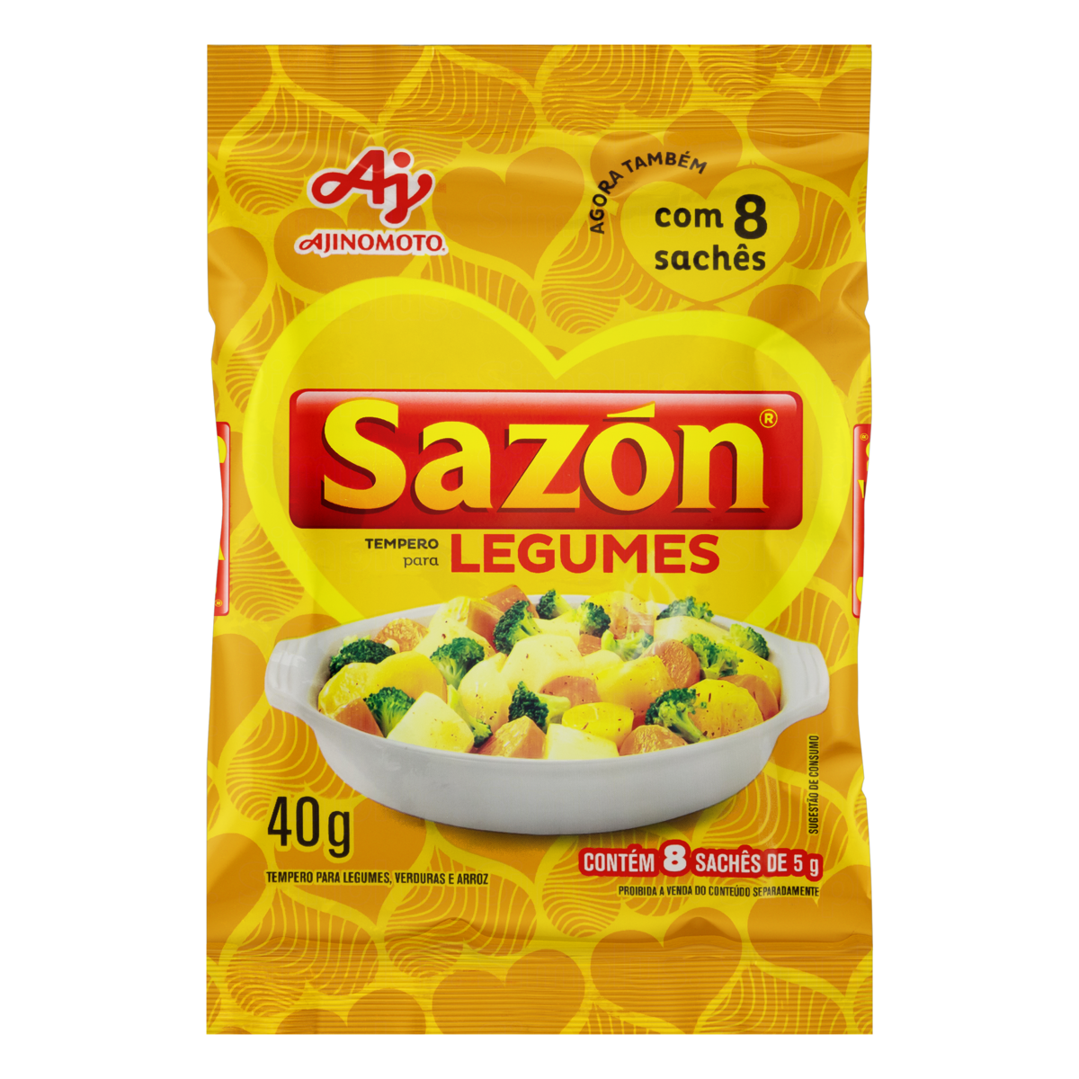 imagem de SAZON 40G AMARELO LEGUMES