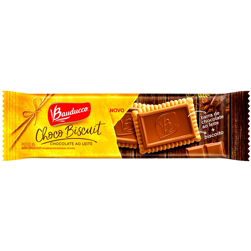 imagem de BISCOITO BAUDUCCO CHOCOBISCUIT 80G AO LEITE