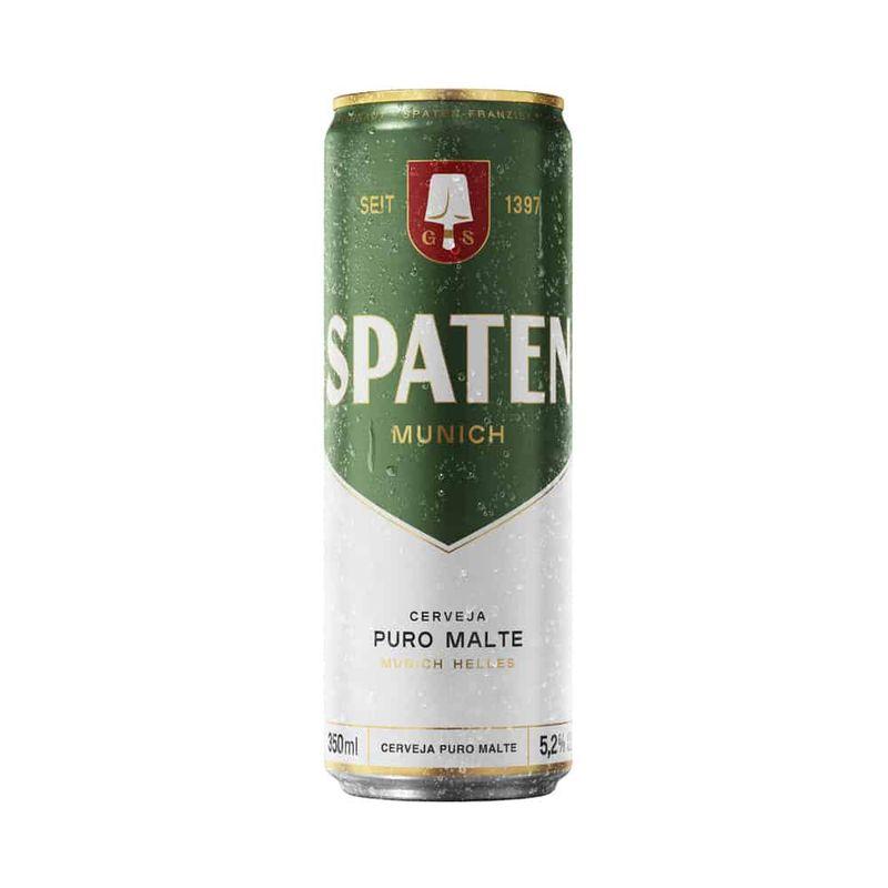 imagem de CERVEJA PILSEN SPATEN LATA 350ML CX12 UNIDADES