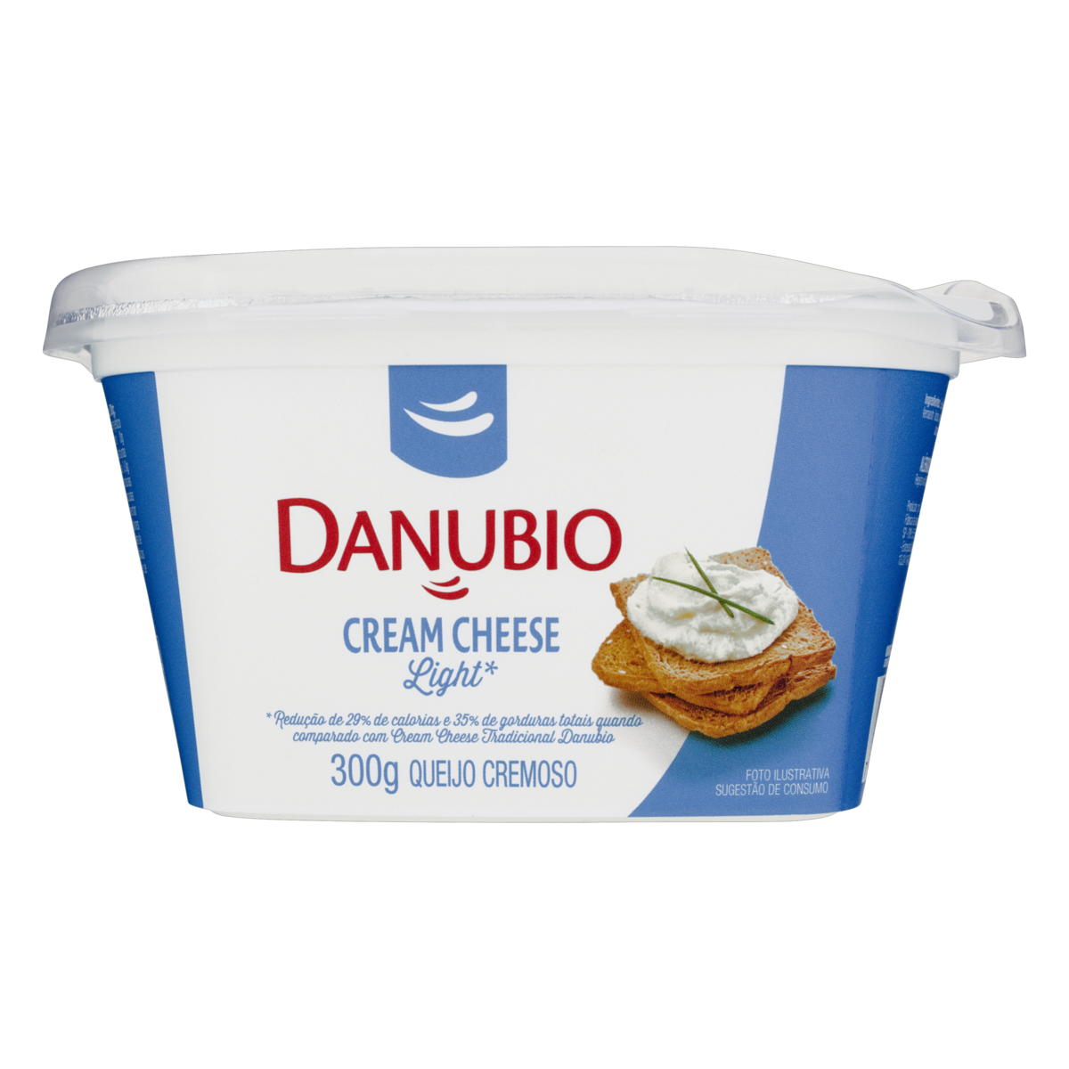 imagem de CREAM CHEESE DANÚBIO 300G LIGHT