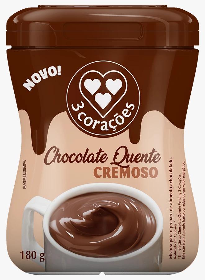 imagem de CHOCOLATE QUENTE PÓ 3 CORAÇÕES PT180G