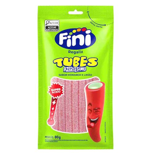 imagem de BALA FINI TUBES 80G MORAN/LIMAO AZEDISSIMO
