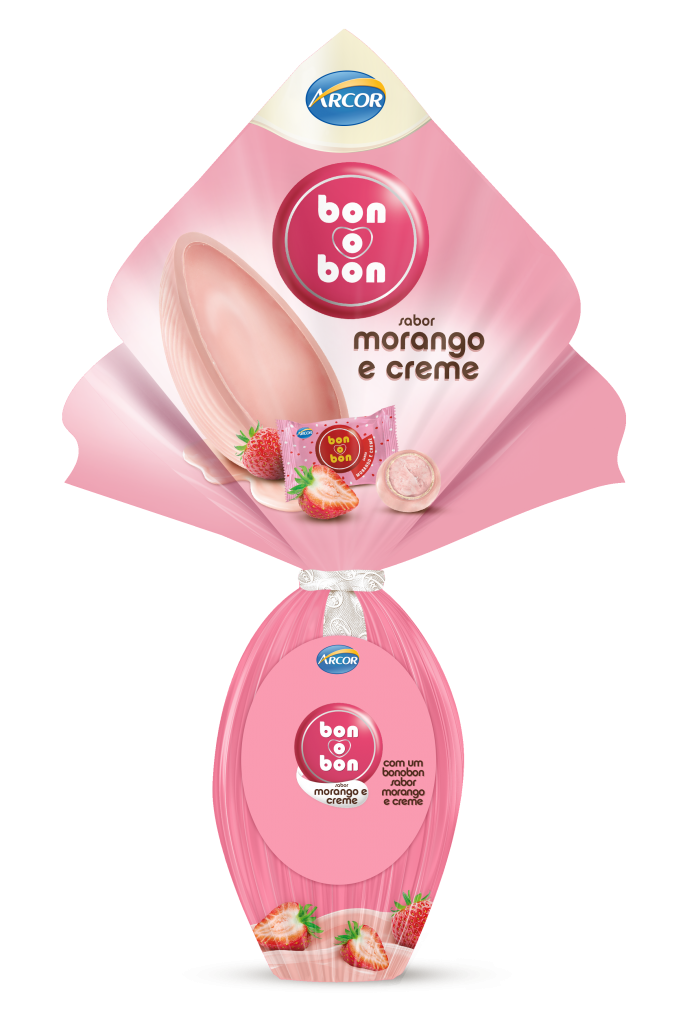 imagem de OVO ARCOR 150G BONOBON MORANGO
