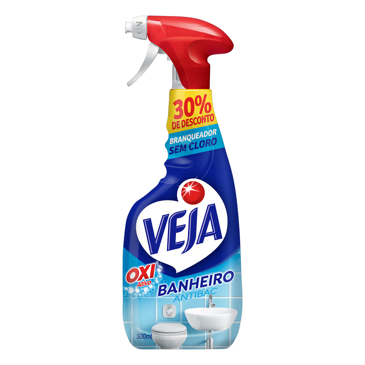 imagem de VEJA BANHEIRO ANTIBAC 500ML GATILHO