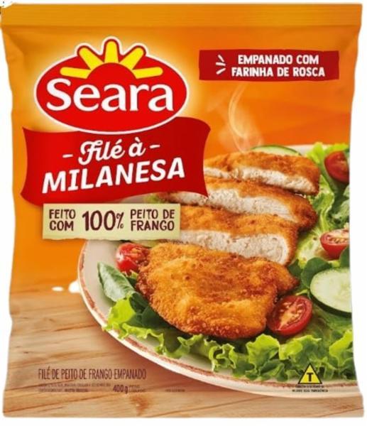 imagem de FILÉ FRANGO SEARA 400G A MILANESA AIR FRYER