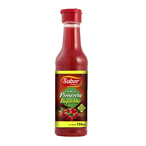 imagem de MOLHO SABOR 150ML PIMENTA BIQUINHO NÃO ARDENTE