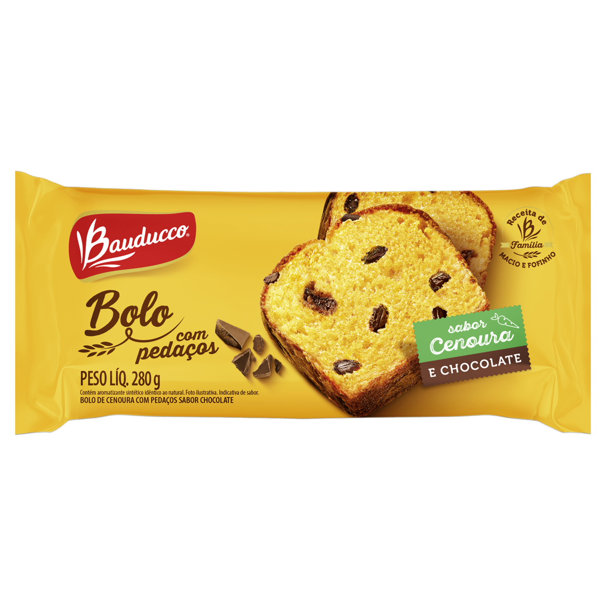 imagem de BOLO BAUDUCCO 200G CHOCOLATE CENOURA