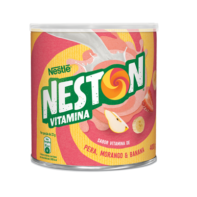 imagem de VITAMINA NESTON 400G MORANGO PERA BANANA