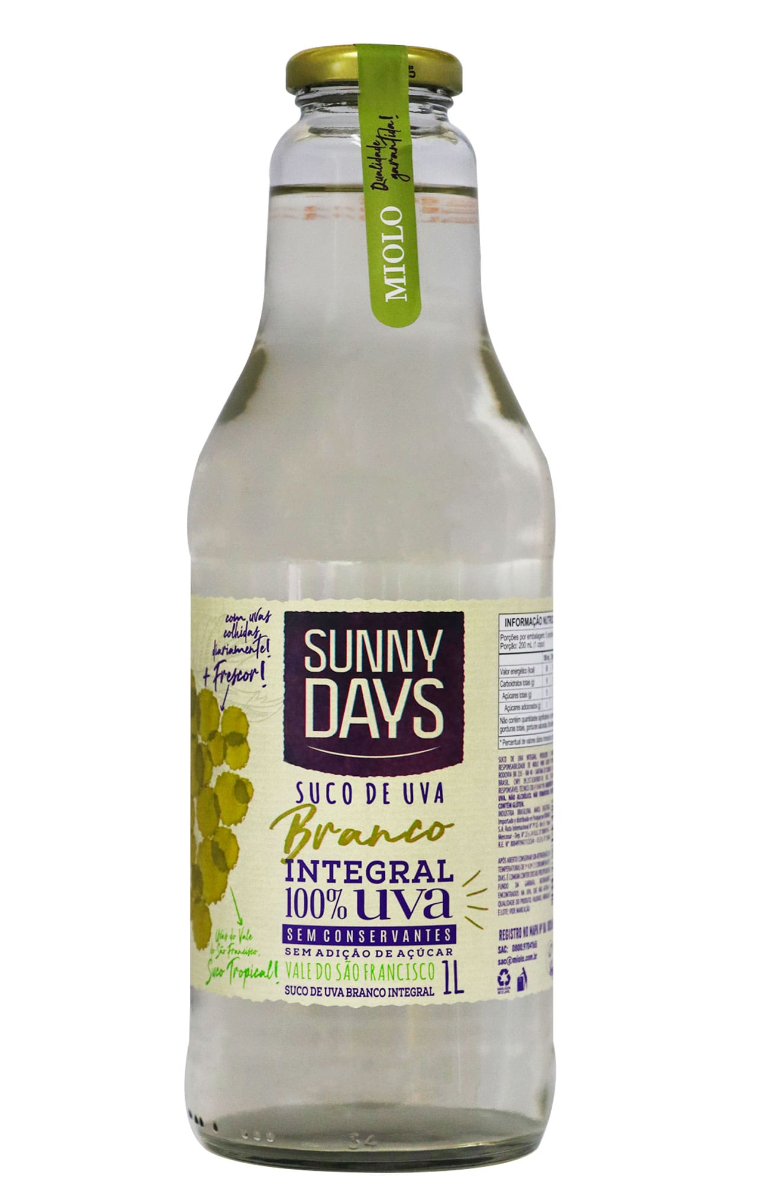 imagem de SUCO DE UVA SUNNY DAYS 1L BRANCO INTEGRAL