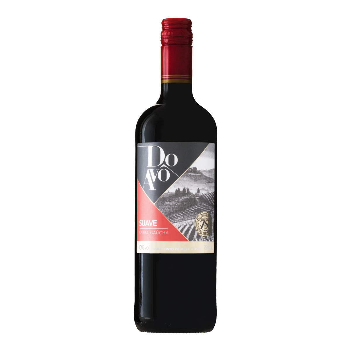 imagem de VINHO TINTO NACIONAL DO AVO SUAVE 750ML