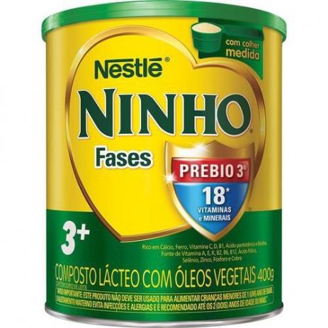 imagem de LEITE PÓ NESTLÉ NINHO PREBIO 3 400G LAT