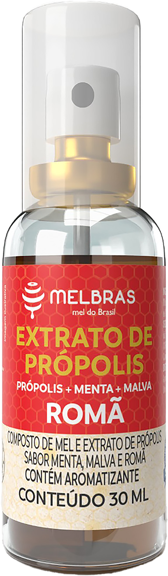 imagem de SPRAY COMPOSTO MEL PRÓPOLIS MALVA ROMÃ 30ML