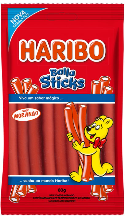 imagem de BALA STICKS HAIBO GEL 70G MORANGO