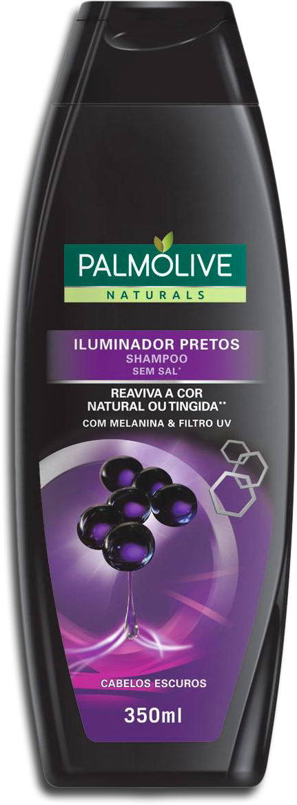 imagem de SHAMPOO PALMOLIVE NATURALS 350ML CABELOS PRETOS